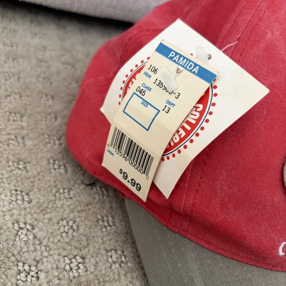 Vintage University of Nebraska Cornhuskers Adjustable Hat Adult Unisex Red NWT‎